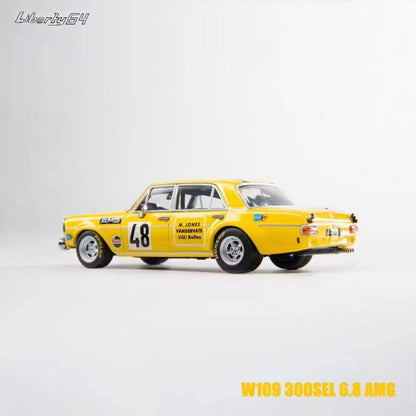 Liberty64 1/64 Benz W109 300 SEL 6.8 AMG Yellow Pig #48