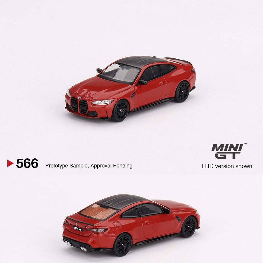 MINI GT 1/64 BMW M4 Competition (G82) Toronto Red LHD MGT00566-L
