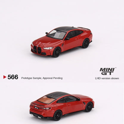 MINI GT 1/64 BMW M4 Competition (G82) Toronto Red LHD MGT00566-L