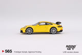 MINI GT 1/64 Porsche 911 (992) GT3 Racing Yellow RHD  MGT00565-R