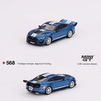 MINI GT 1/64 Shelby GT500 Dragon Snake Concept Ford Performance Blue LHD MGT00568-L