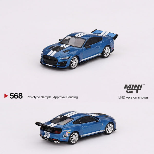 MINI GT 1/64 Shelby GT500 Dragon Snake Concept Ford Performance Blue LHD MGT00568-L