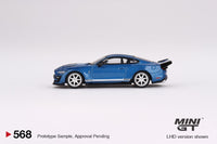 MINI GT 1/64 Shelby GT500 Dragon Snake Concept Ford Performance Blue LHD MGT00568-L