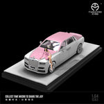 TIME MICRO 1/64 Rolls-Royce Phantom Series VIII PINK with Figurine