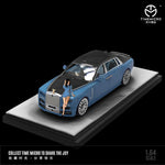 TIME MICRO 1/64 Rolls-Royce Phantom Series VIII BLUE/BLACK with Figurine