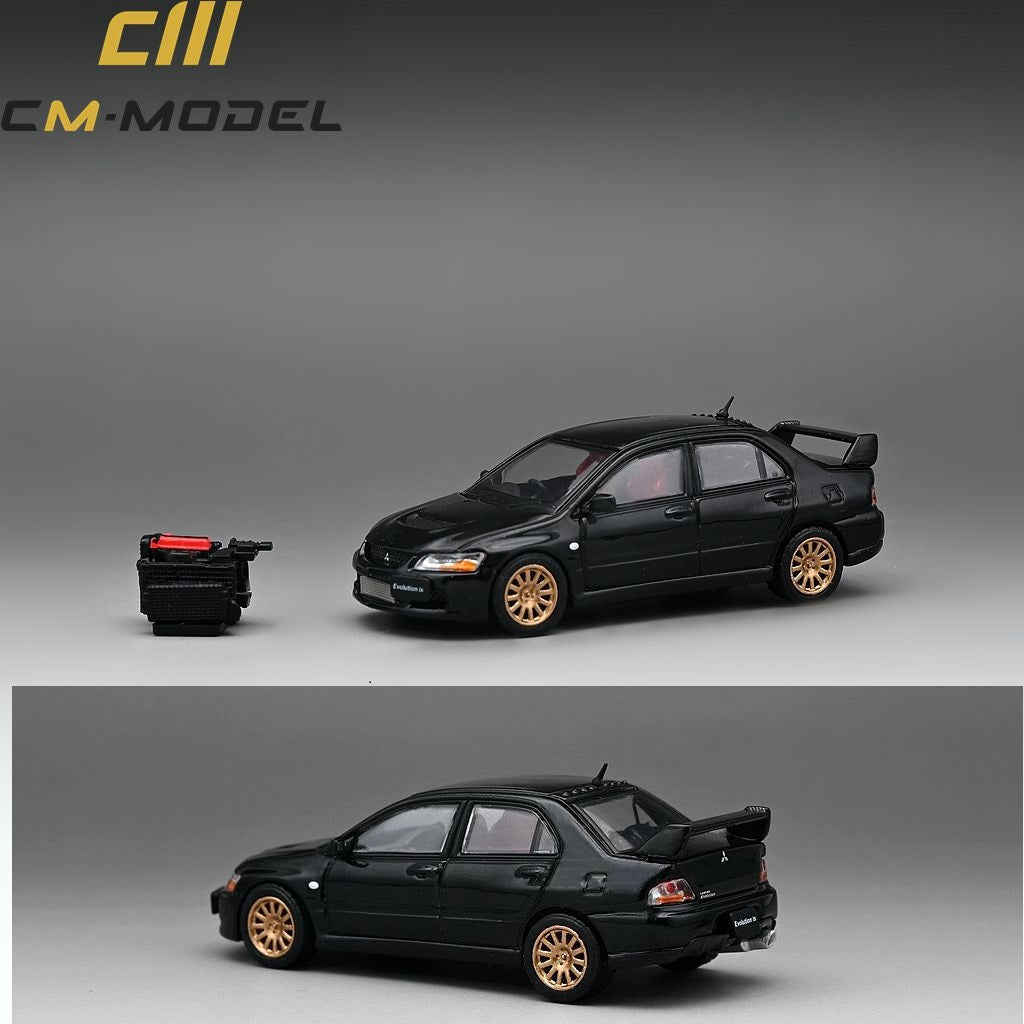 CM MODEL 1/64 Mitsubishi Lancer Evo IX Metallic Grey