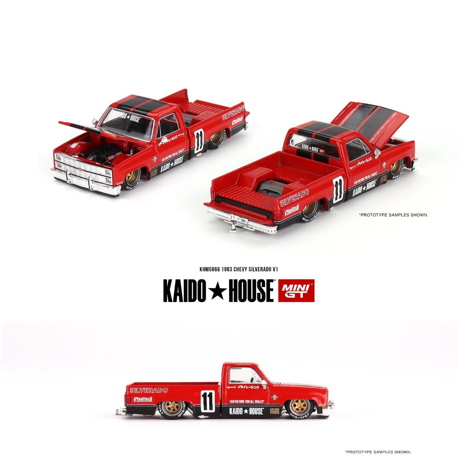 MINI GT x Kaido House 1/64 Chevrolet Silverado KAIDO V1 KHMG066 ...
