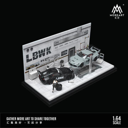 MOREART 1/64 AUTOMOBILE REPAIR WORKSHOP - LBWK
