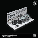 MOREART 1/64 AUTOMOBILE REPAIR WORKSHOP - LBWK