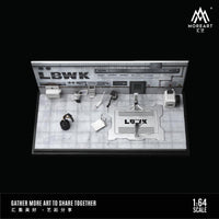 MOREART 1/64 AUTOMOBILE REPAIR WORKSHOP - LBWK