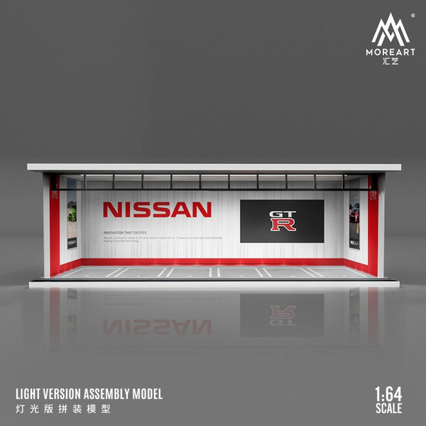 MOREART 1/64 Parking Lot with Light - NISSAN