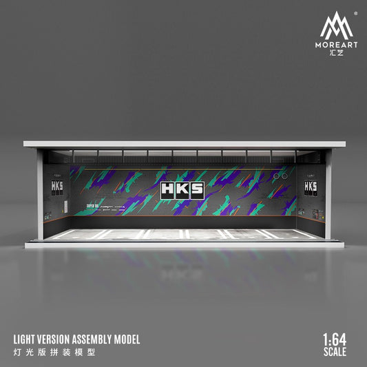 MOREART 1/64 Parking Lot with Light - HKS