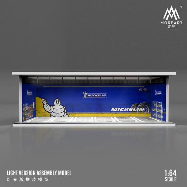 MOREART 1/64 Parking Lot with Light - MICHELIN