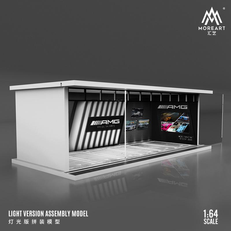 MOREART 1/64 Parking Lot with Light - AMG