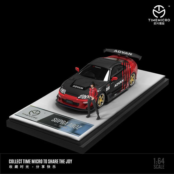 PREORDER TIME MICRO 1/64 SUPRA A80Z - Advan with Figurine (Approx. Release Date: AUGUST 2023 and subject to the manufacturer's final decision)