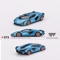 MINI GT 1/64 Lamborghini Sian FKP 37 Ble Aegir LHD MGT00573-L