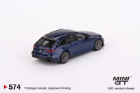 MINI GT 1/64 ABT Audi RS6-R Navarra Blue Metallic LHD MGT00574-L