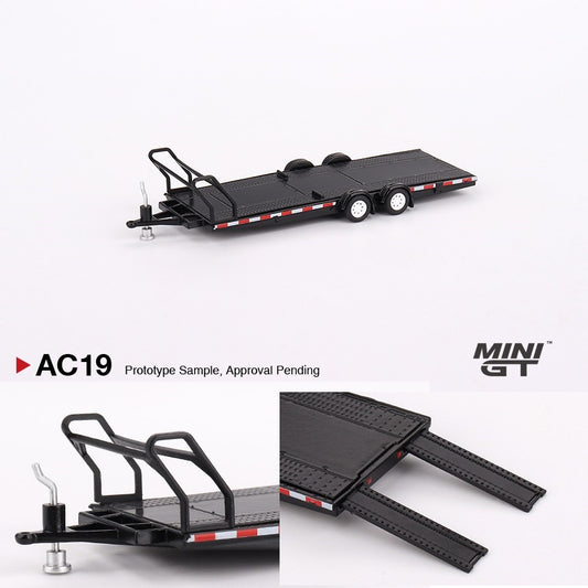 MINI GT 1/64 Car Hauler Trailer Type B Black MGTAC19