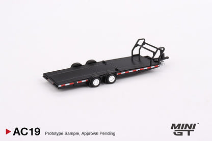 MINI GT 1/64 Car Hauler Trailer Type B Black MGTAC19
