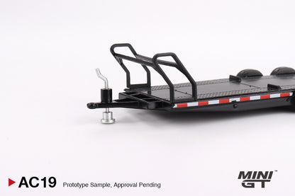 MINI GT 1/64 Car Hauler Trailer Type B Black MGTAC19