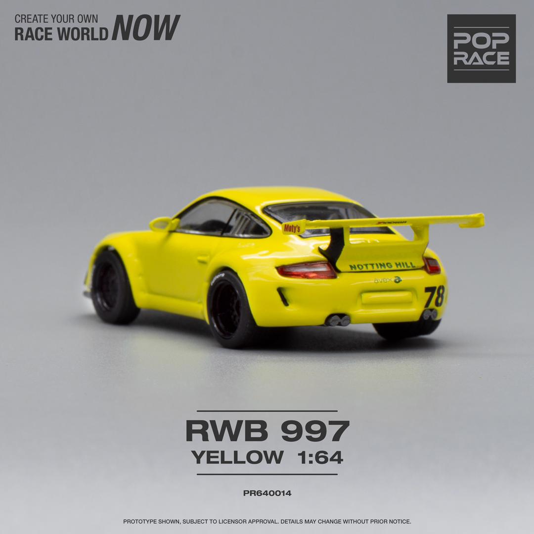 POPRACE 1/64 RWB 997 Yellow PR640014 – Tokyo Station