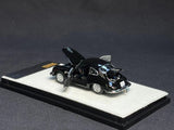 PGM 1/64 Porsche 356 Black (Fully Opened with Rectangular Display)