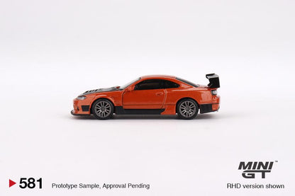 MINI GT 1/64 Nissan Silvia S15 D-MAX Metallic Orange MGT00581-R
