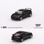 MINI GT 1/64 Honda Civic Type R Crystal Black Pearl 2023 w/ Advan GT Wheel LHD MGT00585-L