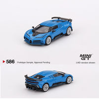 MINI GT 1/64 Bugatti Centodieci Blu Bugatti MGT00586-L