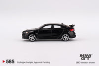 MINI GT 1/64 Honda Civic Type R Crystal Black Pearl 2023 w/ Advan GT Wheel LHD MGT00585-L