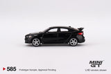 MINI GT 1/64 Honda Civic Type R Crystal Black Pearl 2023 w/ Advan GT Wheel LHD MGT00585-L