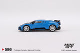 MINI GT 1/64 Bugatti Centodieci Blu Bugatti MGT00586-L