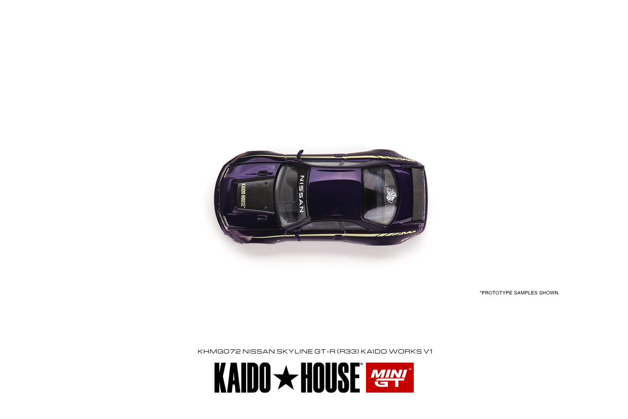 MINI GT x Kaido House 1/64 Nissan Skyline GT-R R33 Kaido Works V1 KHMG072