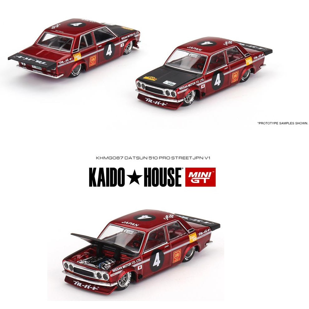 MINI GT x Kaido House 1/64 Datsun 510 Pro Street Anniversary