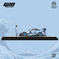 PREORDER TIME MICRO 1/64 RWB 993 KANAGAWA SURFING with Figurine (Approx. Release Date: September 2023 and subject to the manufacturer's final decision)