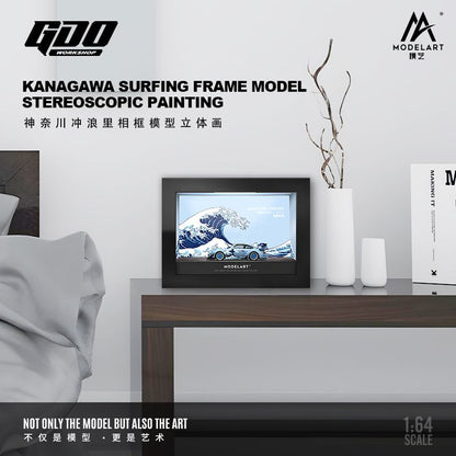 TIME MICRO 1/64 RWB 993 KANAGAWA SURFING with Frame