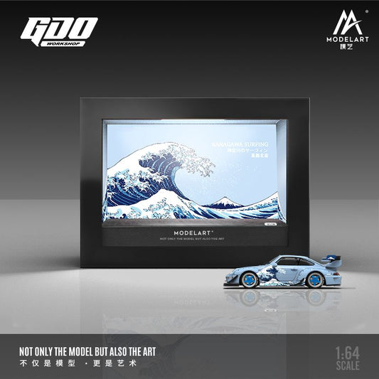 TIME MICRO 1/64 RWB 993 KANAGAWA SURFING with Frame