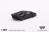 MINI GT 1/64 Lamborghini Countach LPI 800-4 Nero MaiaLHD MGT00607-L