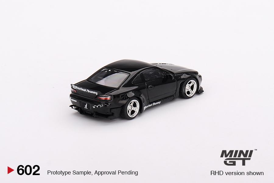 MINI GT 1/64 Nissan Silvia (S15) Rocket Bunny Black Pearl RHD MGT00602-R