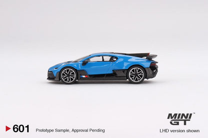 MINI GT 1/64 Bugatti Divo Blu Bugatto LHD MGT00601-L