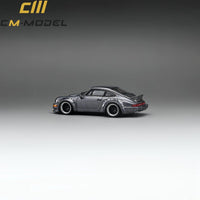 CM MODEL 1/64 964 Widebody Metallic Gray