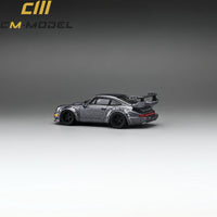 CM MODEL 1/64 964 Widebody Metallic Gray