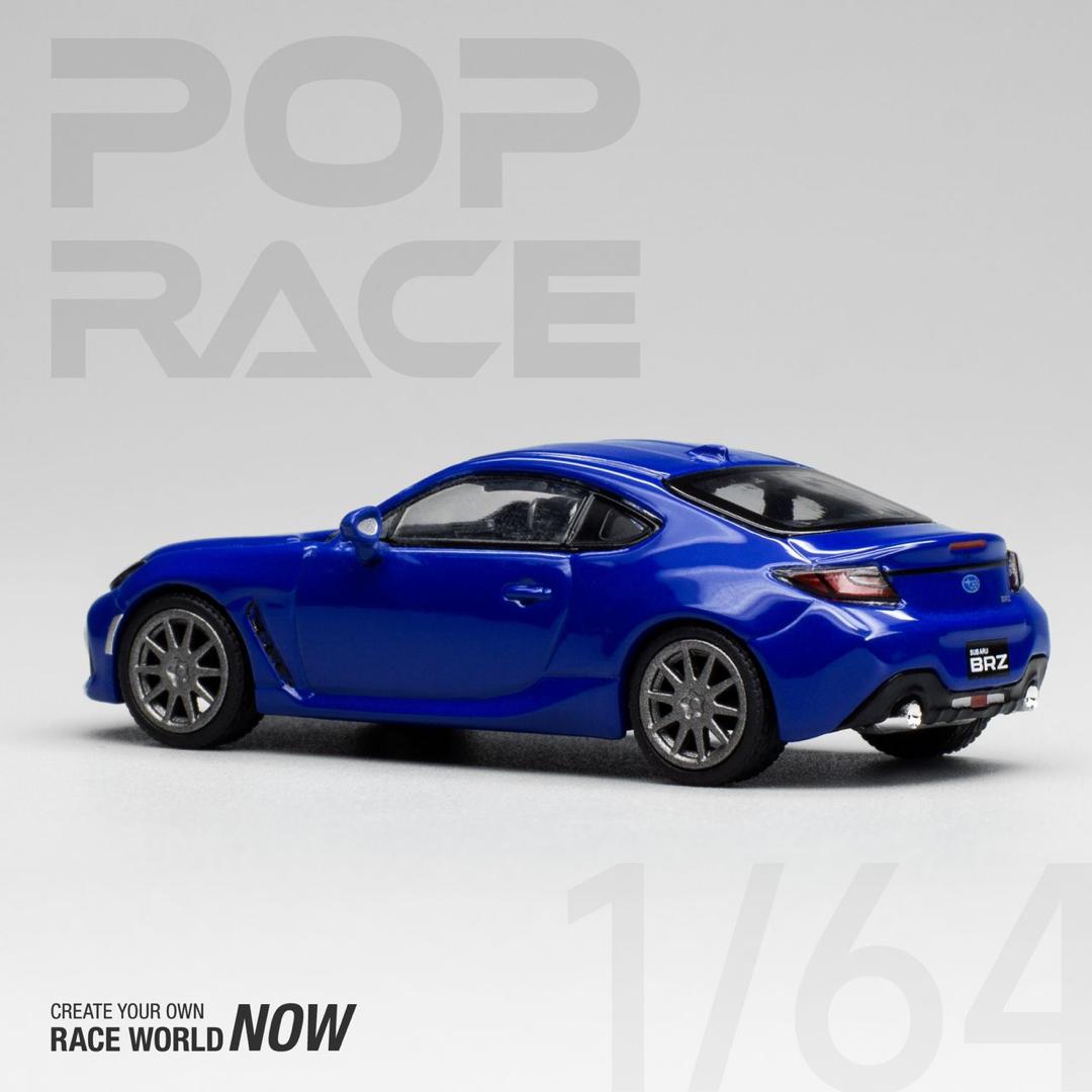 POPRACE 1/64 SUBARU BRZ SAPPHIRE BLUE PR640020