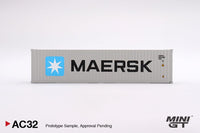 MINI GT 1/64 Dry Container 40' "Maersk" MGTAC32
