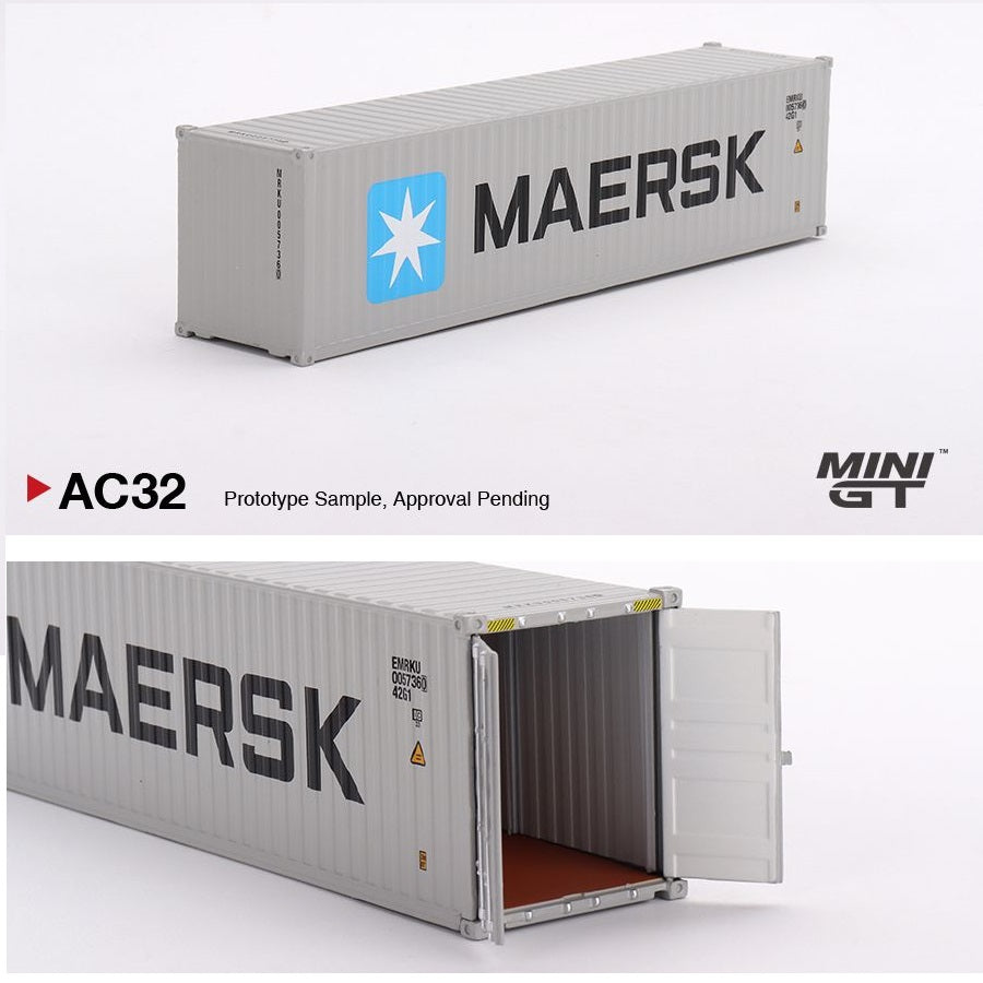 MINI GT 1/64 Dry Container 40' "Maersk" MGTAC32