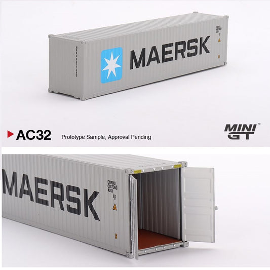 MINI GT 1/64 Dry Container 40' "Maersk" MGTAC32