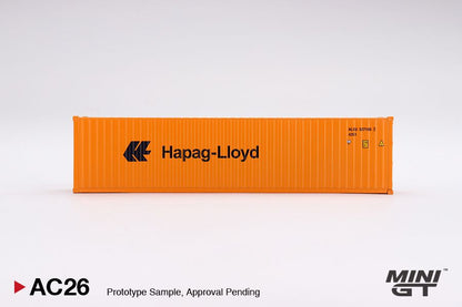 MINI GT 1/64 Dry Container 40' "Hapag-Lloyd" MGTAC26