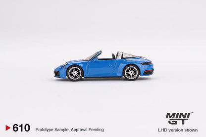 MINI GT 1/64 Porsche 911 Targa 4S Shark Blue LHD MGT00610-L