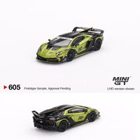 PREORDER MINI GT 1/64 Lamborghini LB Silhouette WORKS Aventador GT EVO Lime LHD MGT00605-L (Approx. Release Date : NOVEMBER 2023 subject to manufacturer's final decision)