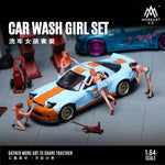 PREORDER MOREART 1/64 CAR WASH GIRL SET MO642056 (Approx. Release Date : OCTOBER 2023 subject to manufacturer's final decision)